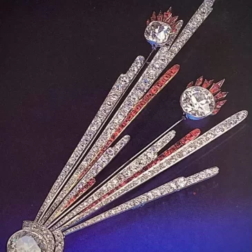 Belle Epoque Comet Brooch
