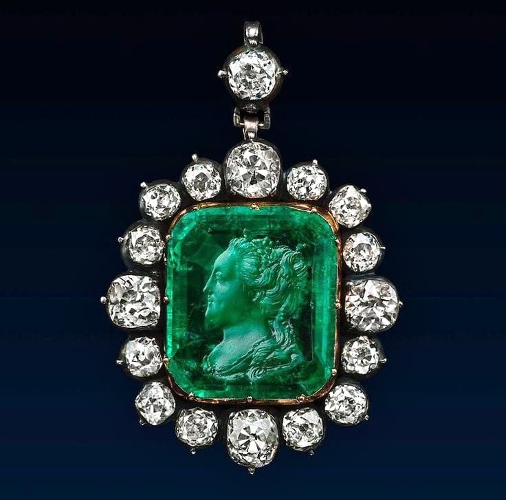 The Empress in Emerald: Unveiling the Story of Catherine the Great's Intaglio Pendant