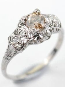 Embrace Timeless Elegance: The Allure of an Art Deco vintage engagement ring
