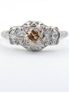 Embrace Timeless Elegance: The Allure of an Art Deco vintage engagement ring