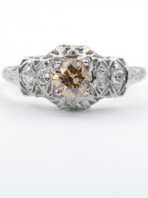 Art Deco vintage engagement ring
