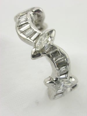 1950s “Wave” Vintage Wedding Ring