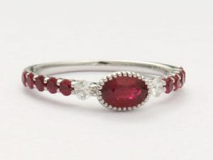 Passion in Platinum: Why a Fiery Red Ruby Engagement Ring Is a Daring Choice